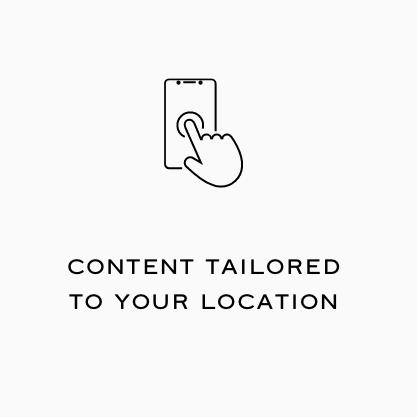 Content Tailored To Your Location