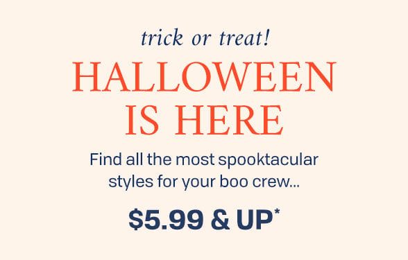 $5.99 & Up Halloween Shop