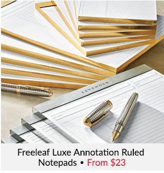 Shop Freeleaf Luxe Annotation Ruled Notepads 