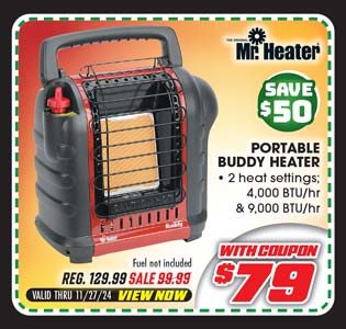 Mr. Heater Portable Propane Buddy Heater