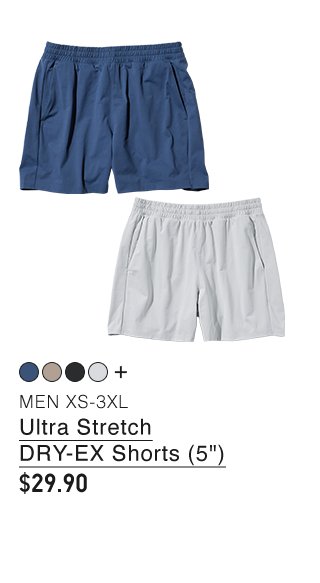 PDP5 - MEN ULTRA STRETCH DRY-EX SHORTS 5 INCHES