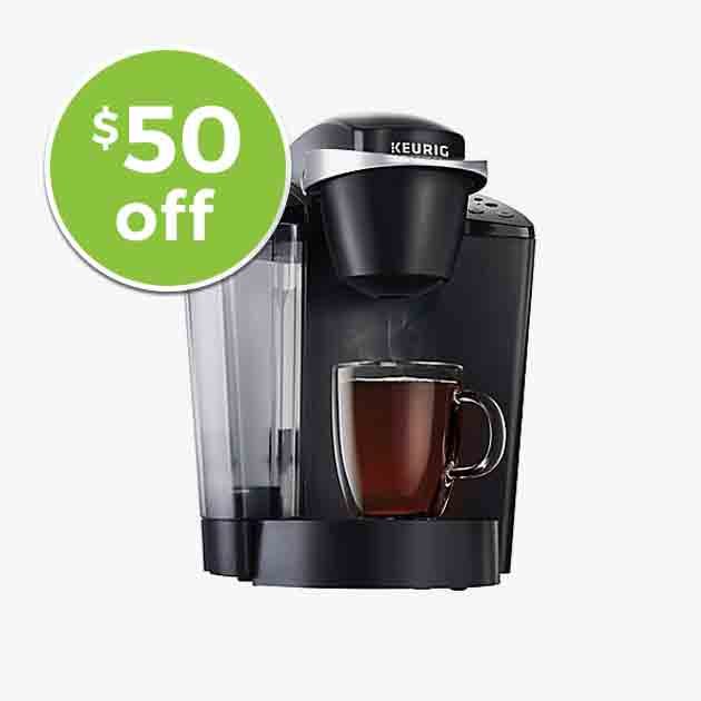  $50 off Keurig® K-Classic™ K55 Single Serve K-Cup® Coffee Maker