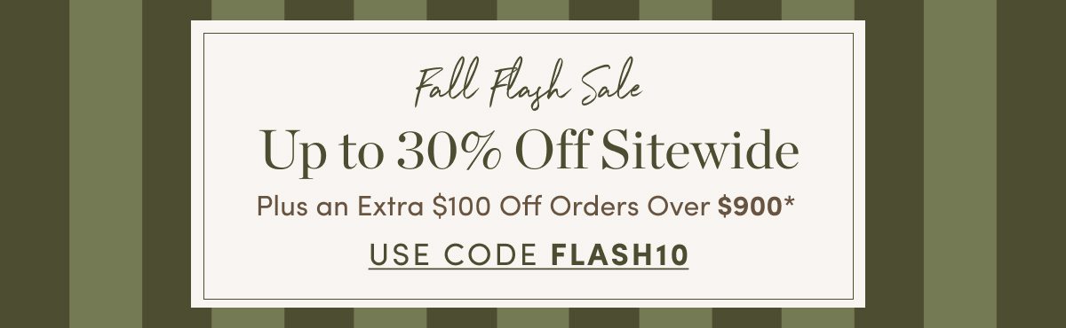 Up to 30 Percent Off Sitewide