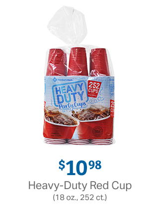 Heavy-Duty Red Cup (18 oz., 252 ct.)