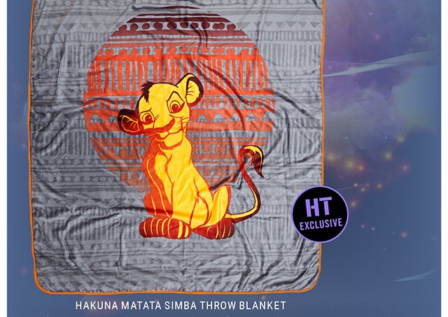 Hakuna Matata Simba Throw Blanket