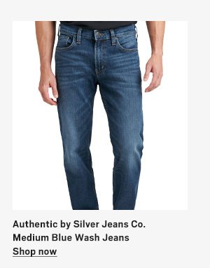Authentic by Silver Jeans Co. Medium Blue Wash Jeans - Shop now