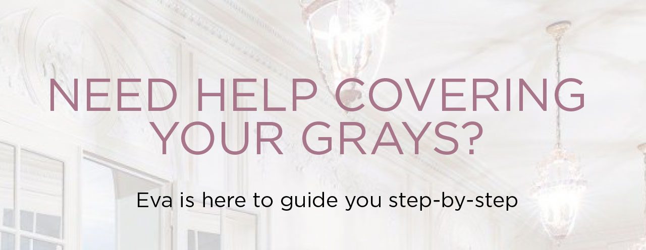 Need Help Covering Your Grays? - Eva Is Here To Guide You Step-by-step