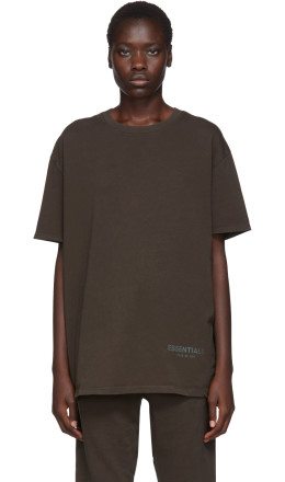 Essentials - Khaki Boxy T-Shirt