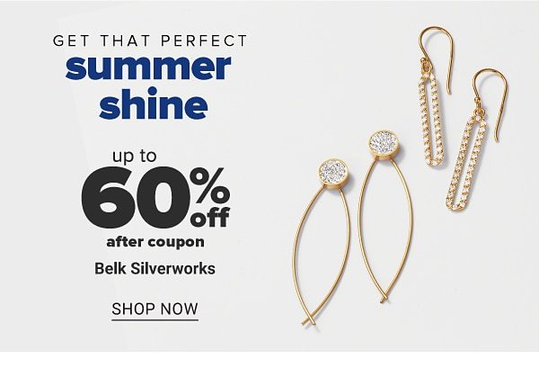 Get that perfect summer shine - Up to 60% off after coupon Belk Silverworks. Shop Now.