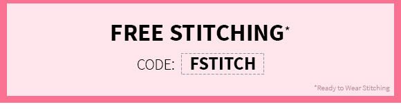 Ready to wear Stitching Use Code Fstitch. Shop!