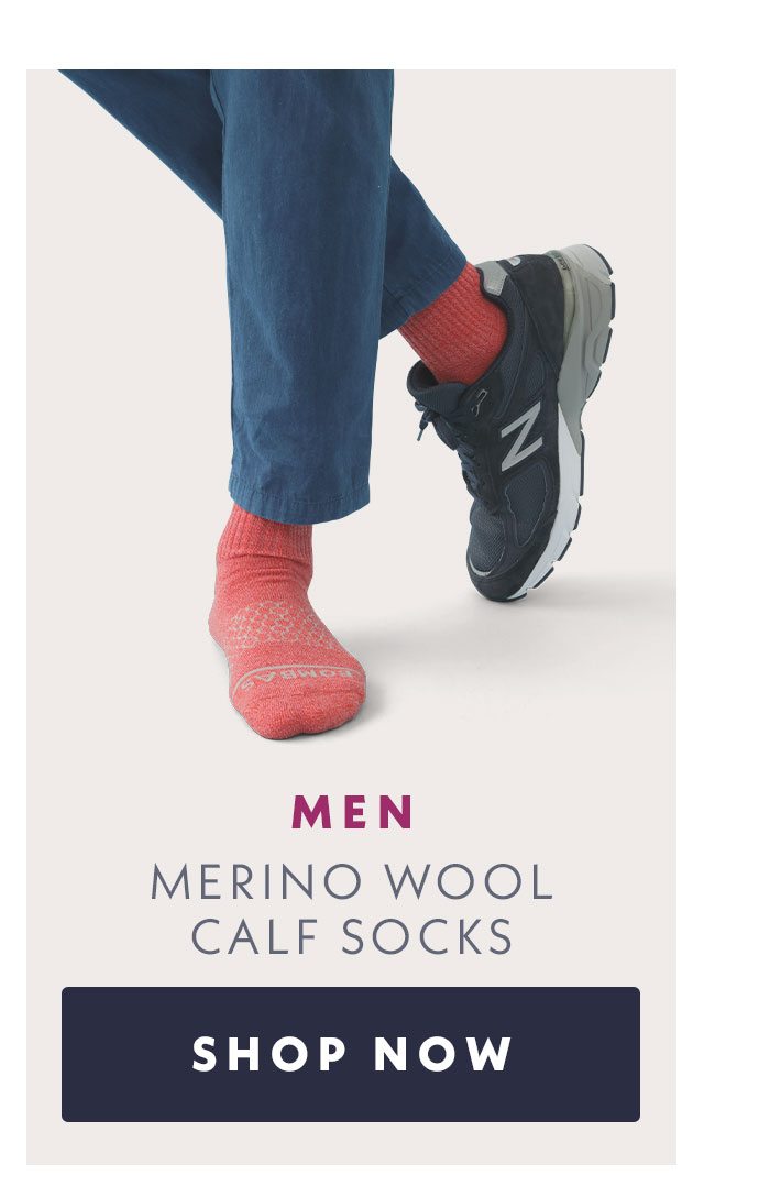 Men Merino Wool Calf Socks | Shop Now
