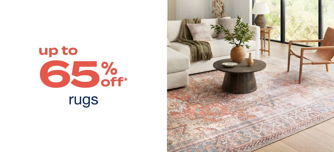 Up to 65% off Rugs