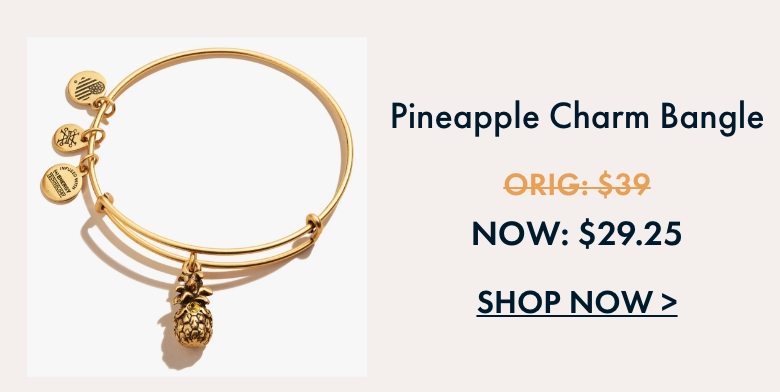 Pineapple Charm Bangle | Shop Now