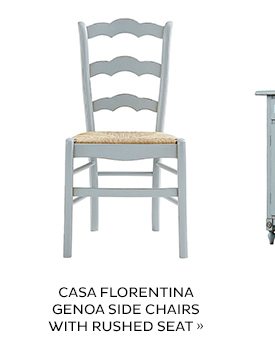 Casa Florentina Genoa Side Chairs With Rushed Seat