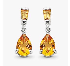 Citrine Dangle Earrings