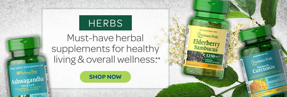Herbs: Must-have herbal supplements for healthy living and overall wellness.** Shop now.
