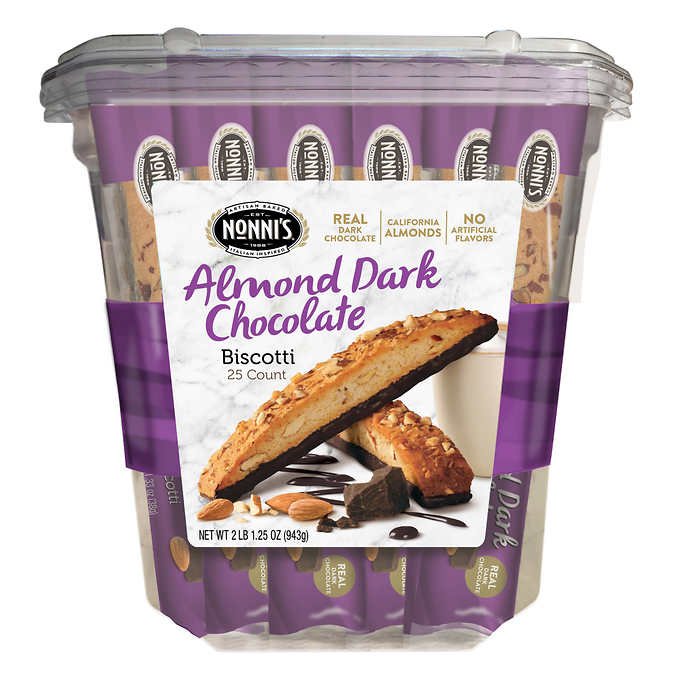 Nonni's Almond Dark Chocolate Biscotti, 33.2 Ounces