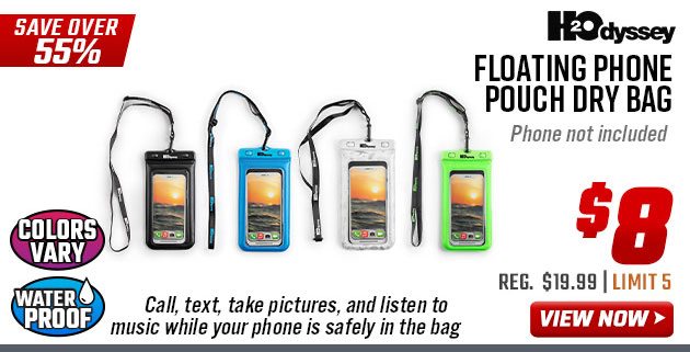 H2Odyssey Floating Phone Pouch Dry Bag