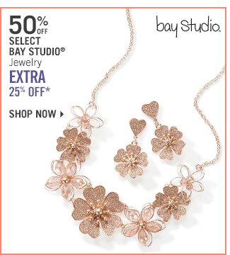 Shop 50% Off Select Bay Studio Jewelry - Extra 25% Off*