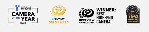 IMAGING RESOURCE CAMERA OF THE YEAR 2021 | DPREVIEW GOLD AWARD | DP REVIEW AWARDS 2021 WINNER: BEST HIGH-END CAMERA | TPA WORLD AWARDS 2021