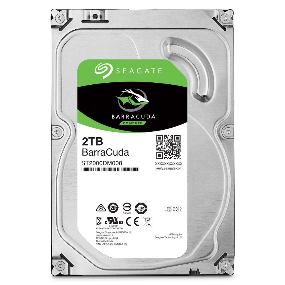 Seagate BarraCuda 2TB 7200RPM SATA III 6Gb/s 3.5 in. Internal Hard Drive