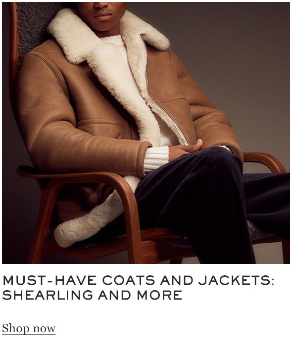 Must-have coats and jackets: shearling and more