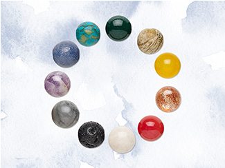 Colors of Gemstones, Shell and More