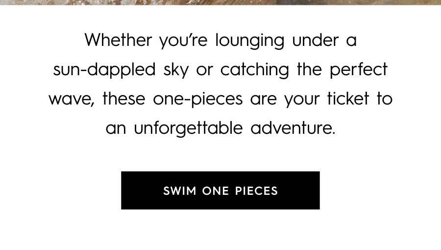 Swim One Pieces