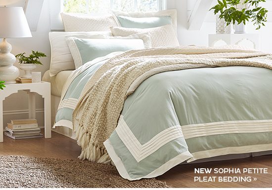 Sophia Petite Pleat Bedding