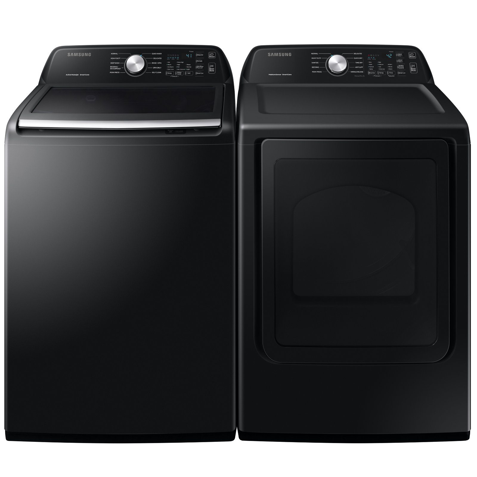 Samsung Black Gas Laundry Pair - 3400