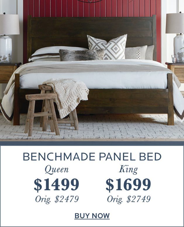 BenchMade Panel Bed. Shop Now.