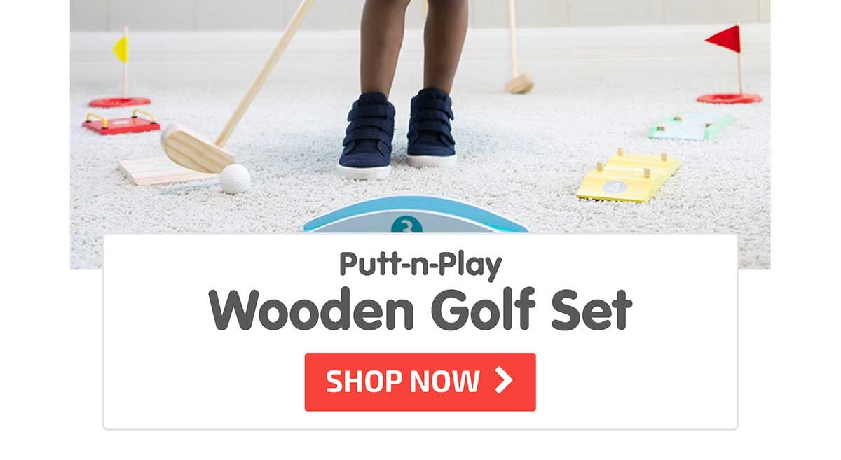 Putt-n-Play Wooden Golf Set - Shop Now