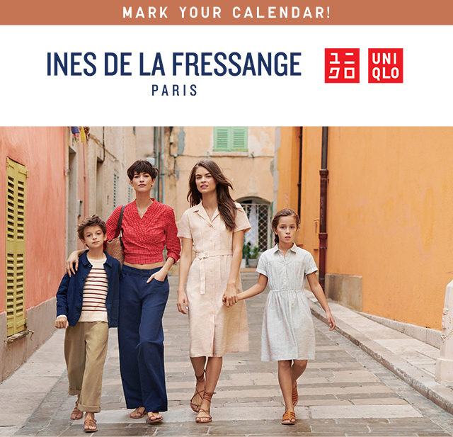 INES DE LA FRESSANGE PARIS + UNIQLO 2019 SPING/SUMMER COLLECTION