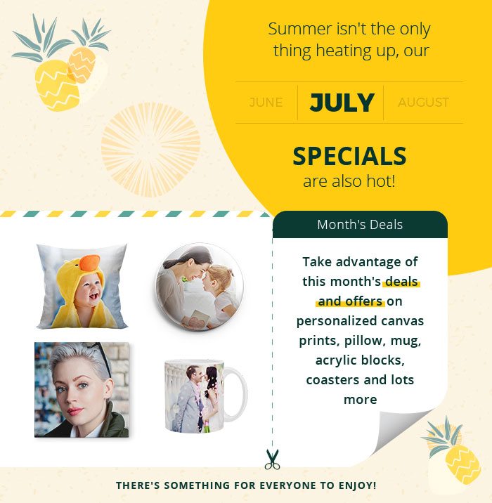 Summer isn't the only thing heating up, our July specials offers are also hot!