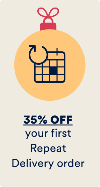 35% OFF your first Repeat Delivery order