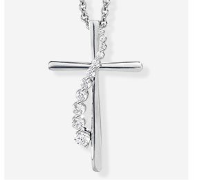 Diamond Cross Necklace