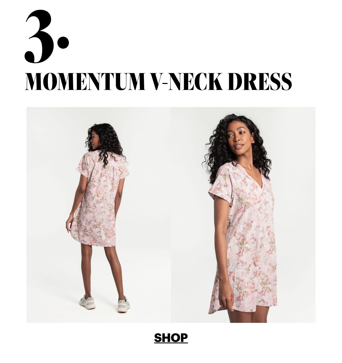 Momentum V-Neck Dress - Terrae