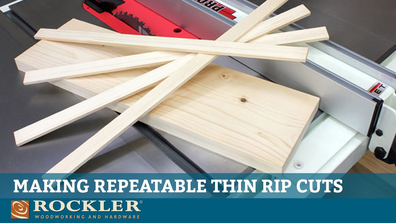 Skill Builder Video: Repeatable Thin Cuts on the Table Saw