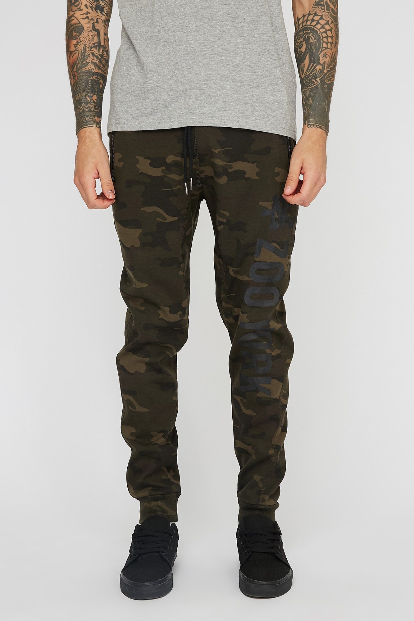 Image of Zoo York Mens Camo Zip Pocket Jogger