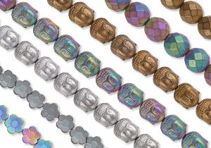 Hemalyke Beads in Matte & Metallic Finishes