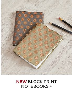 NEW Block Print Notebooks