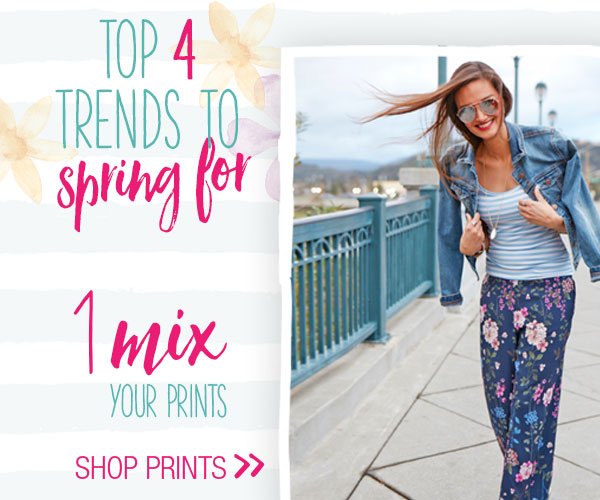 Top 4 trends to spring for. 1 - Mix your prints. Shop prints.