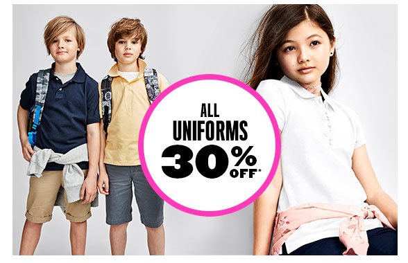 All Uniforms 30% Off