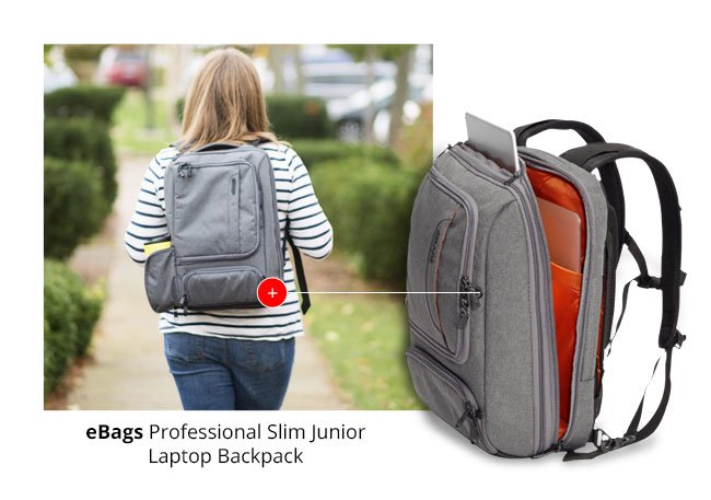 ebags professional slim junior laptop backpack