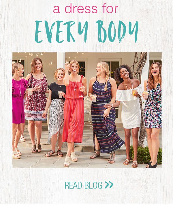 A dress for every body. Read blog.