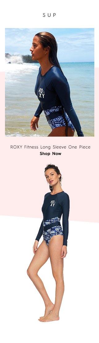 Quaternary - ROXY Fitness Long Sleeve One Piece