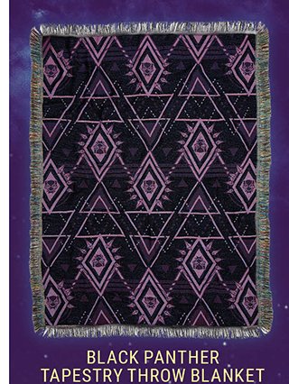 Black Panther Tapestry Throw Blanket