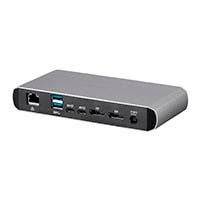 Monoprice Thunderbolt 3 Dual DisplayPort Docking Station with USB-C MFDP Support for non-Thunderbolt 3 Devices, with Thunderbolt 3 USB Type-C Cable