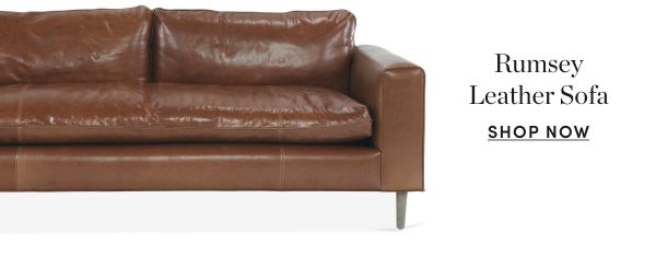 Rumsey Leather Sofa