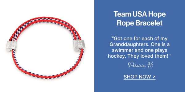 Team USA Red, White & Blue Hope Rope Bracelet | Shop Now